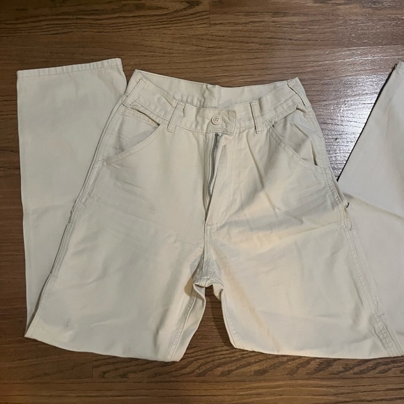 brandy melville john galt cream cargo pants - Picture 2 of 3